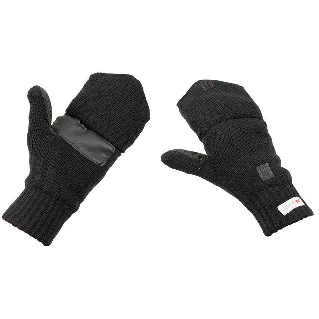 MFH Strickfäustlinge mit 3M™ Thinsulate™ Isolierung, schwarz