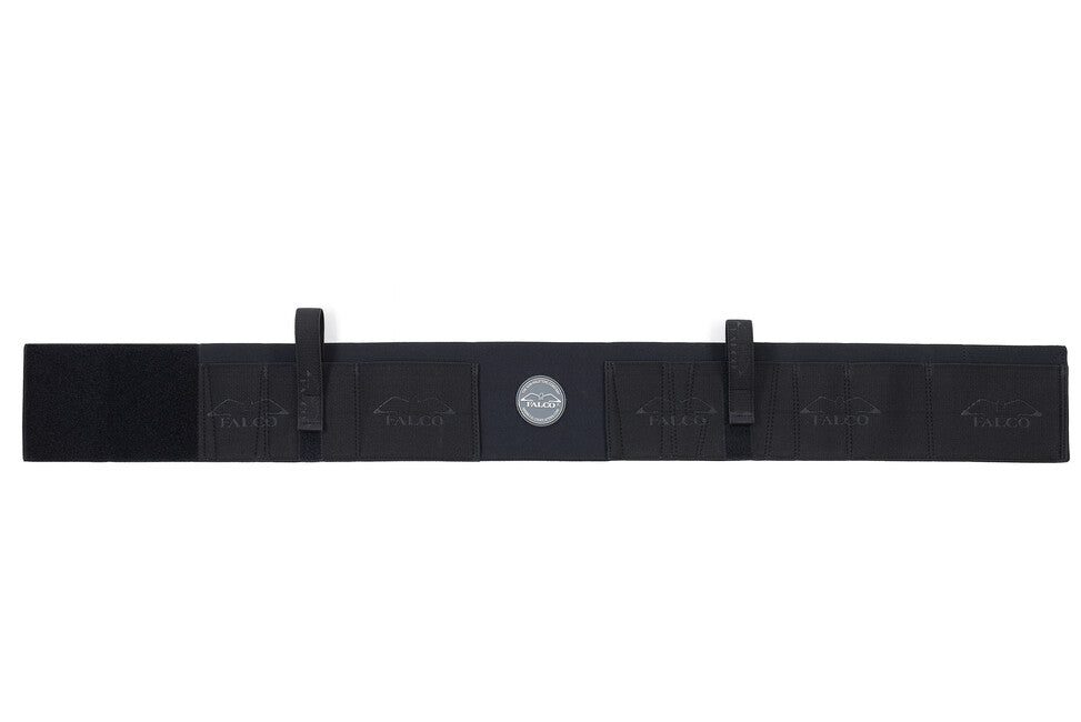 Falco B101 elastischer gürtel zum verdeckten tragen, schwarz