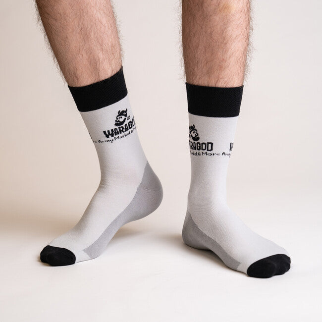 WARAGOD Stromper socken, weiß