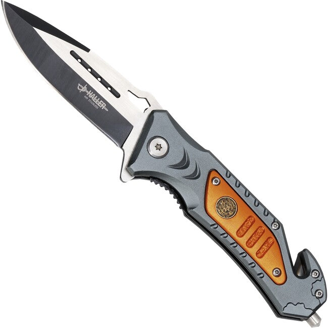 Haller Rescue taschenmesser grau/orange