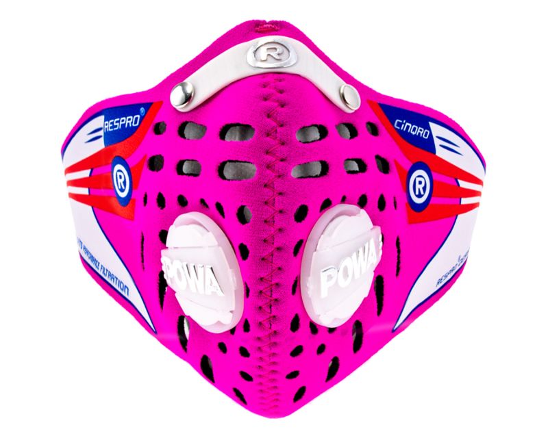 Respro Cinqro Anti-Smog-Maske CE Rosa