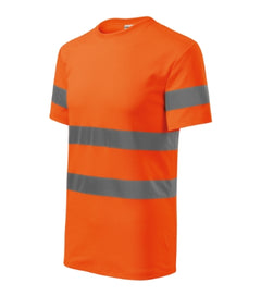 Rimeck HV Protect reflektierendes Sicherheits-T-Shirt, fluoreszierendes Orange