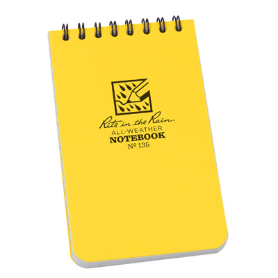 Rite in the Rain 135 All Weather Notebook gelb