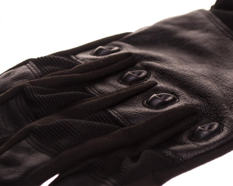 O&T Handschuhe ochranne kozene Ouk, schwarz cele