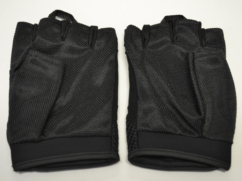 O&T Handschuhe ochranne Natur fingerlos, schwarz