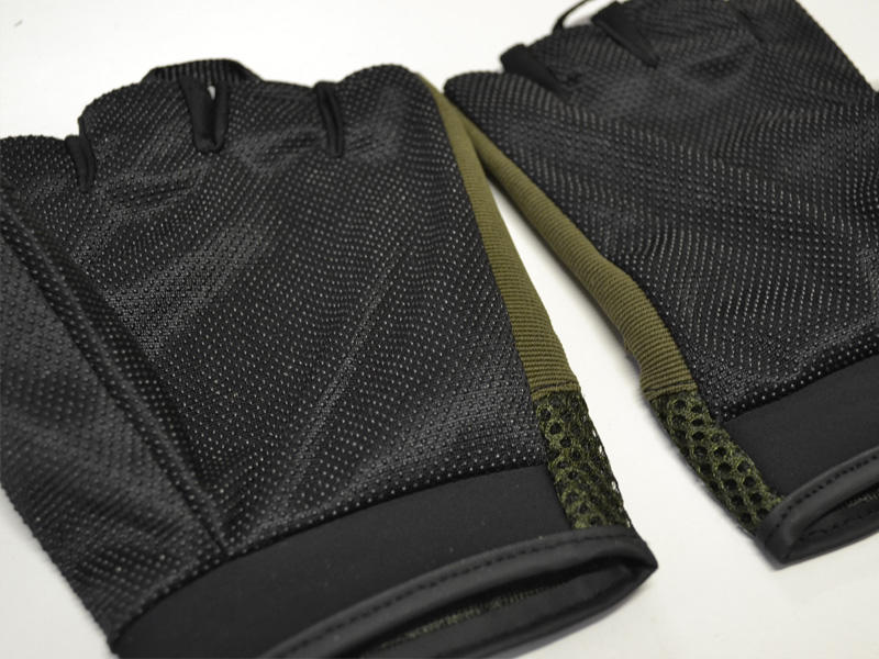 O&T Handschuhe Natur fingerlos, oliv