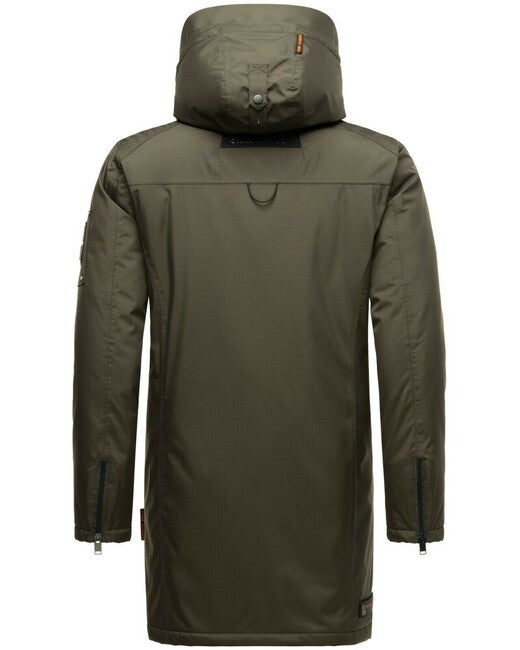 Stone Harbour Ragaan herren Winterjacke mit Kapuze, anthrazit
