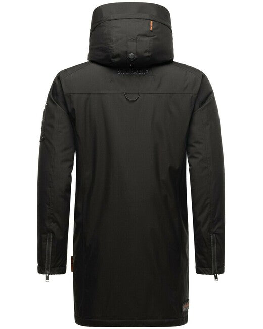 Stone Harbour RAGAAN herren Winterjacke mit Kapuze, schwarz