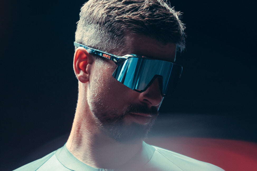 100% Sunglasses S3, Black Holographic