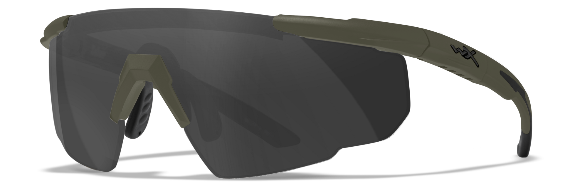 WILEY X Saber Advance schutzbrille mit wechselgläsern, grün