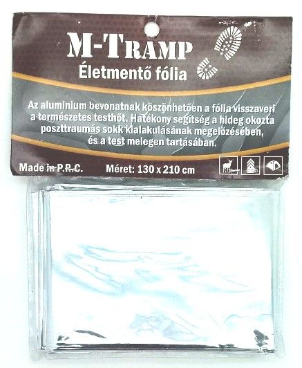 M-Tramp Folie Notfalldecke