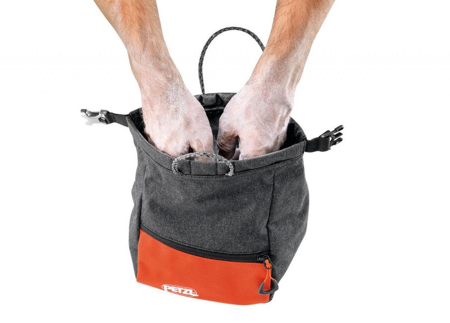 Petzl SAKAB Boulder-Magnesiumtasche, grau