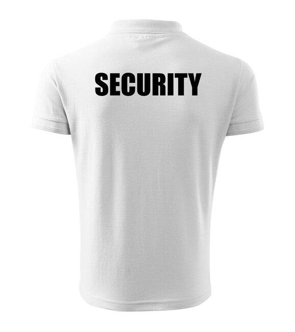 DRAGOWA Poloshirt SBS - Security, weiß