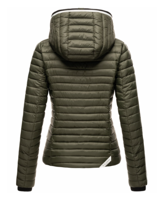 Navahoo Kimuk Princess damen Übergangsjacke mit Kapuze, olivgrün