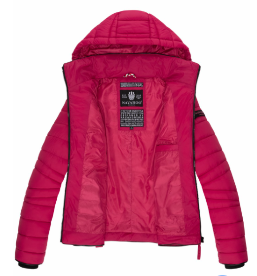 Navahoo Lulana damen Übergangsjacke mit Kapuze, Fuchsia