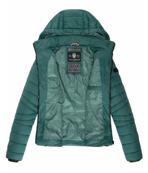 Navahoo Lulana damen Übergangsjacke mit Kapuze, Ocean Green