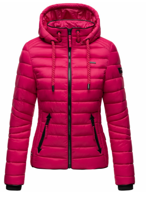 Navahoo Lulana damen Übergangsjacke mit Kapuze, Fuchsia