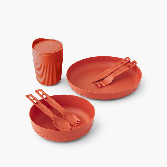 SEA to Summit Passage Geschirrset 7-teilig 1p orange