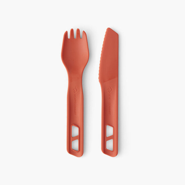 SEA to Summit Passage Besteck-Set, Orange, 2tlg.