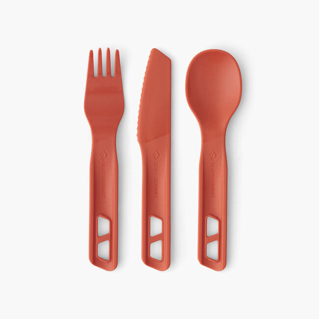 SEA to Summit Passage Besteck-Set, orange, 3tlg.