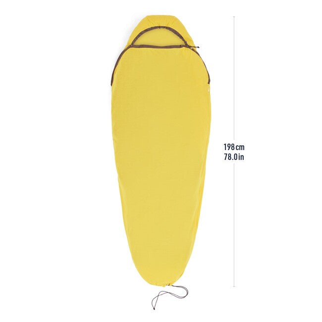 SEA to Summit Reactor Schlafsack-Einlage Comfort gelb