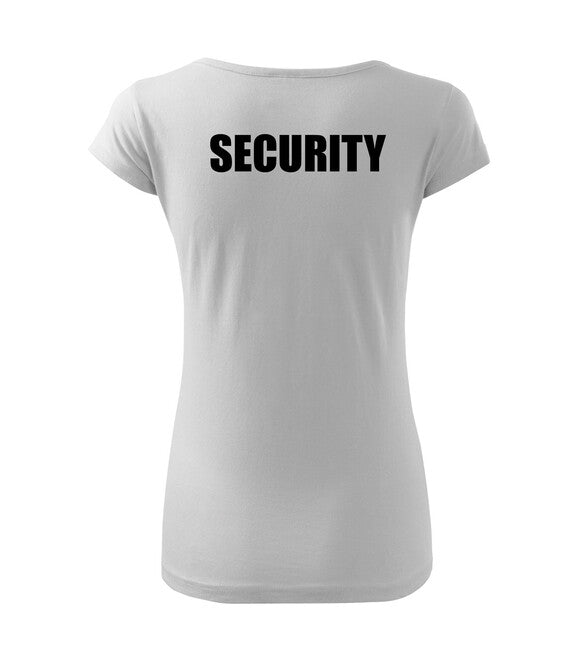 DRAGOWA damen T-shirt SBS Security Weiß