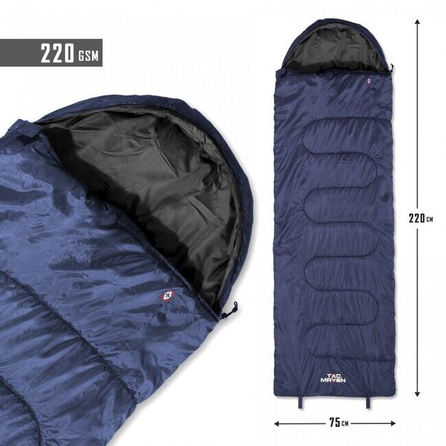 Pentagon Schlafsack Major 0°C/+10°C, dunkelblau