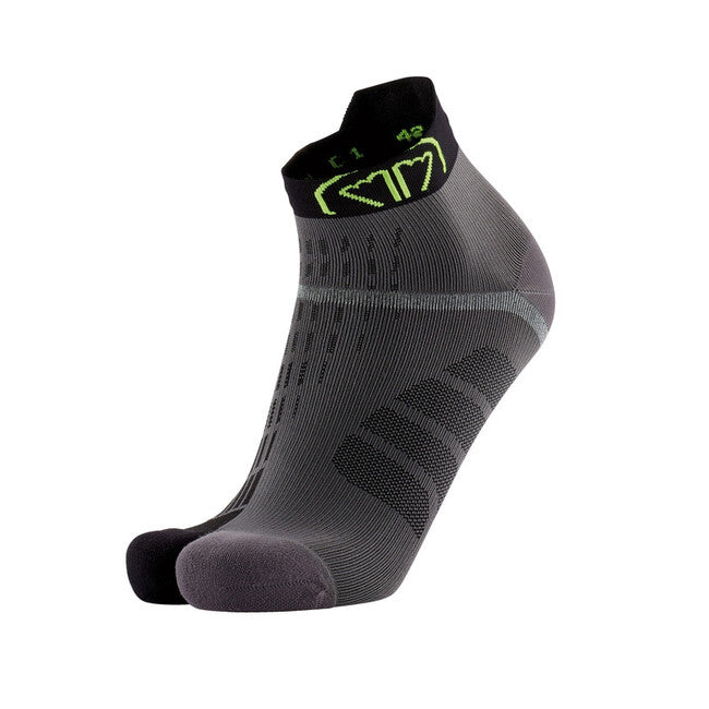Sidas T-Free Run socken, grau/schwarz