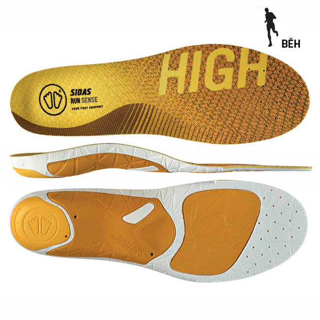 Sidas Run 3Feet Sense Hohe Schuheinlagen