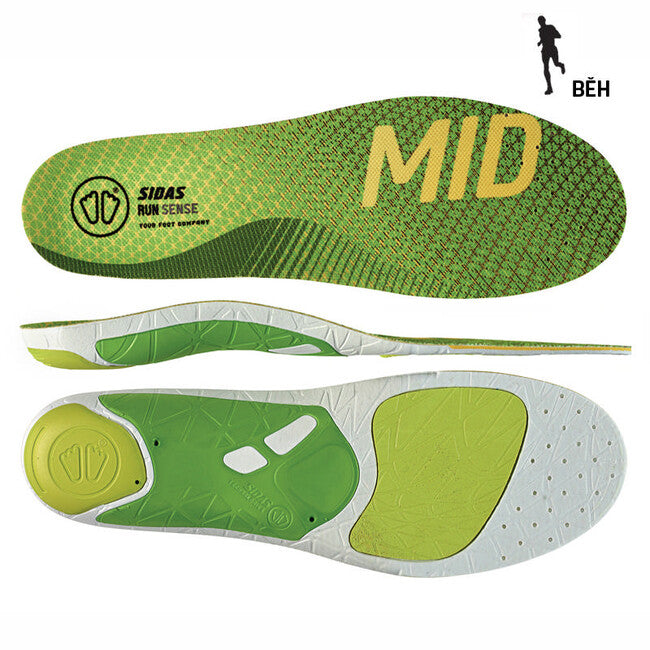 Sidas Run 3Feet Sense Mid Schuheinlagen