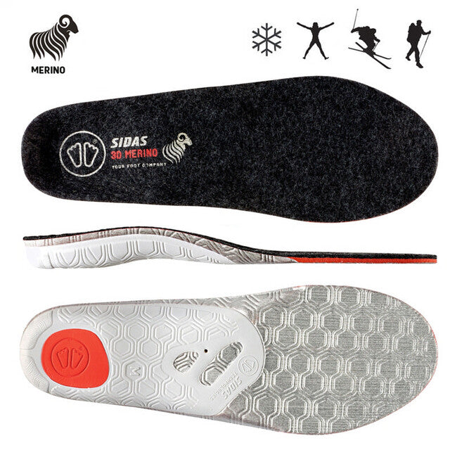 Sidas Winter 3D Merino-Schuheinlagen