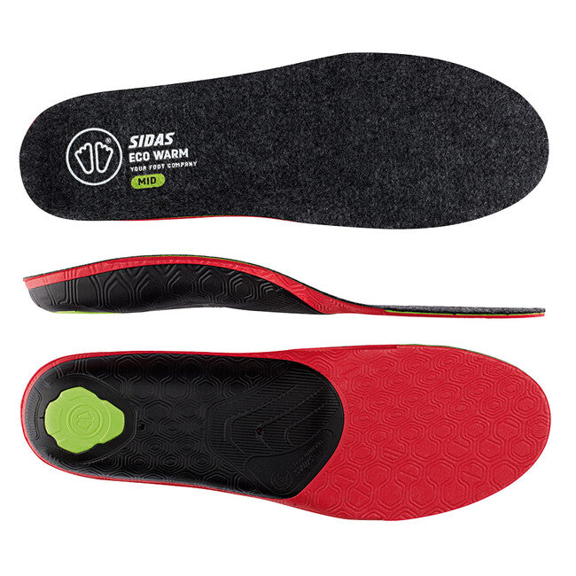 Sidas 3Feet Eco Warm Mid Einlegesohlen mit Unterstützung