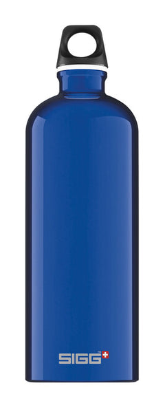 SIGG Traveller aluminijasta steklenica za pitje 1 l, modra