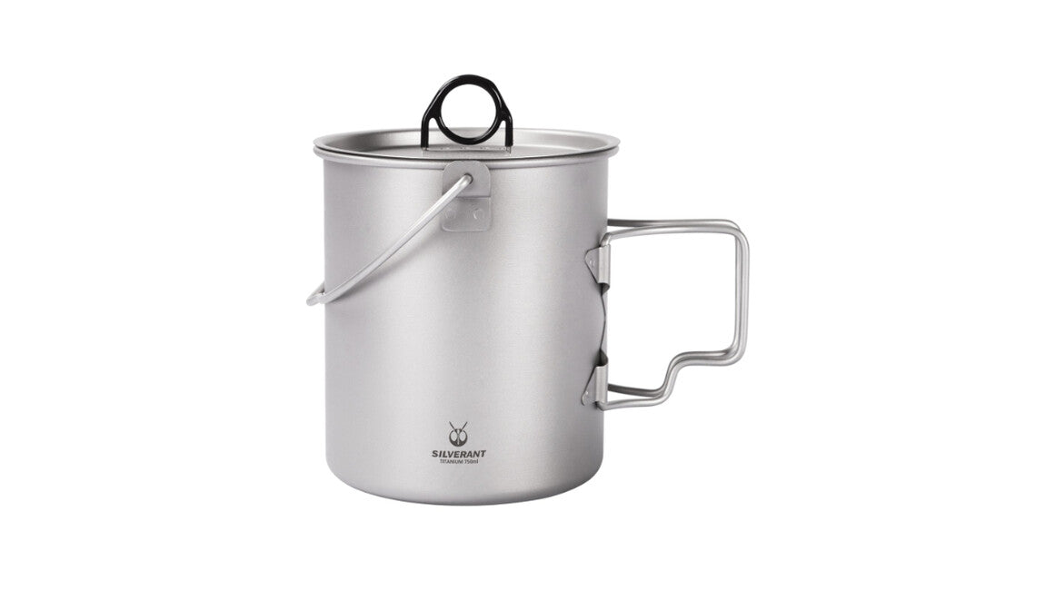 Silverant Titanium 750 ml Becher mit Deckel