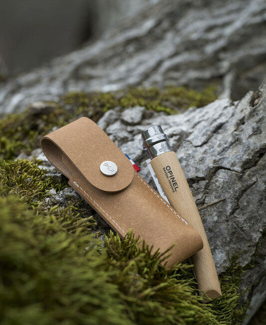 Opinel Simple messeretui, regeneriertes leder, 2024