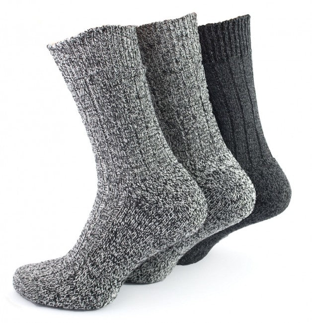 O&T Socken Skandinavske 3 pary, vlna