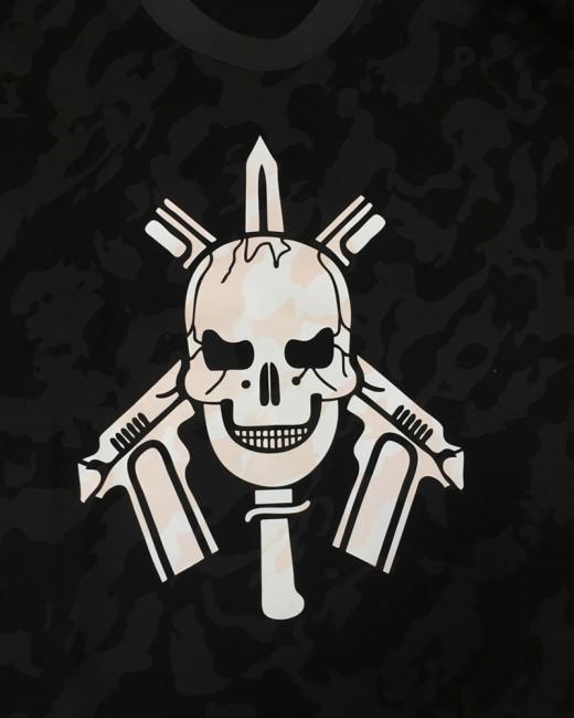 MFH maskacove T-Shirt vzor night camo Guns