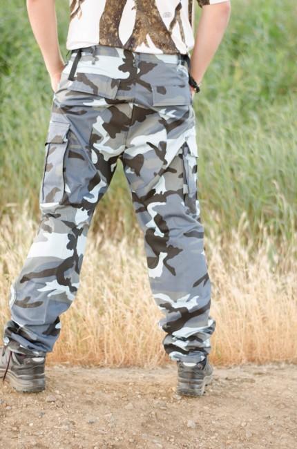 O&T Herrenhose BDU, vzor skyblue