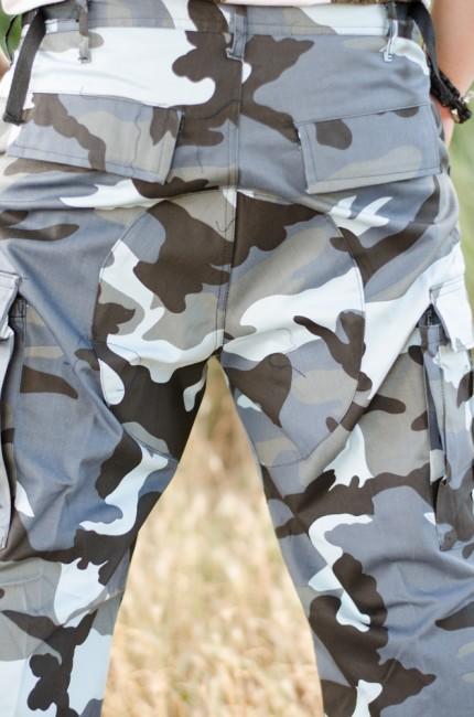 O&T Herrenhose BDU, vzor skyblue