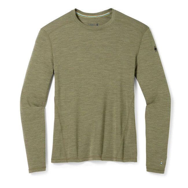 Smartwool Merino 250 Baslayer Crew Boxed funktions-T-shirt mit langen ärmeln, winter moss heather