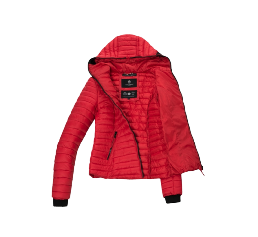 Navahoo Kimuk damen Übergangsjacke mit Kapuze, rot