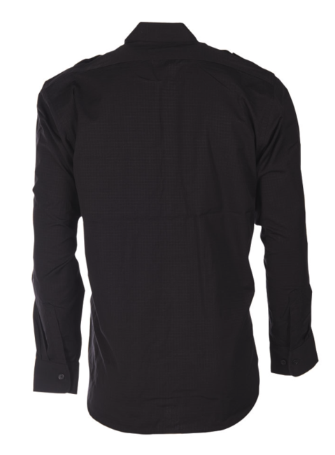 Mil-Tec Ripstop Langarm-Hemd, schwarz