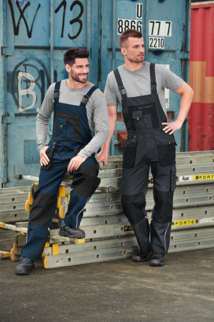 Rimeck Ranger Pants Men's with Suspenders Cordura®, Grey