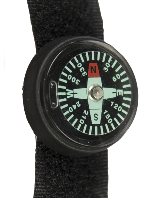 Mil-Tec Mini-Handkompass, schwarz