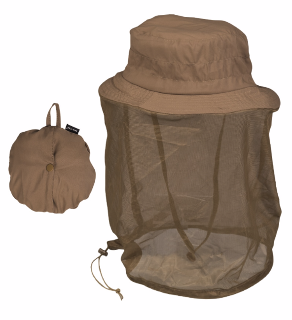 Mil-Tec Hut s moskytierou, coyote