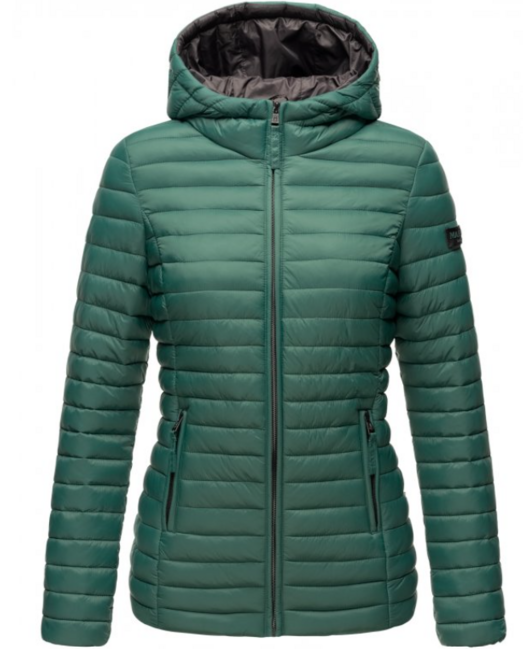 Marikoo ASRAA damen-Übergangsjacke mit Kapuze, dark green