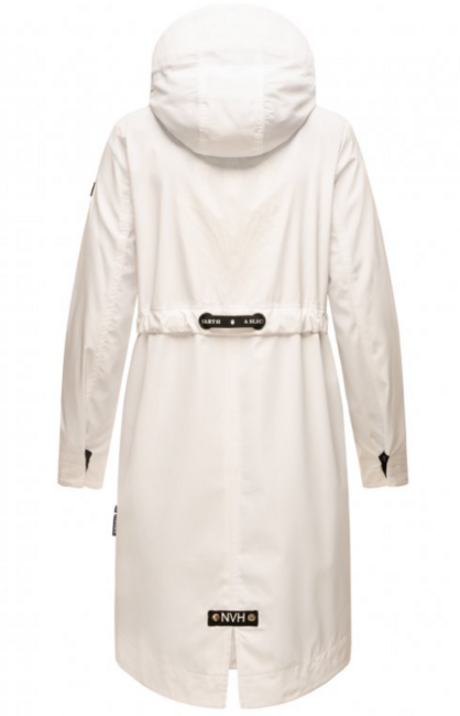 Navahoo JOSINAA damen Übergangsjacke mit Kapuze, weiß