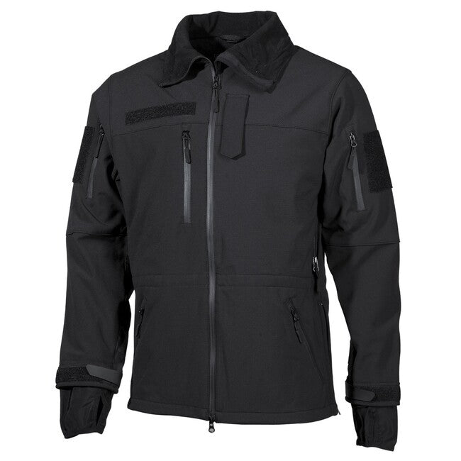 MFH High Defence Softshell-Jacke, schwarz