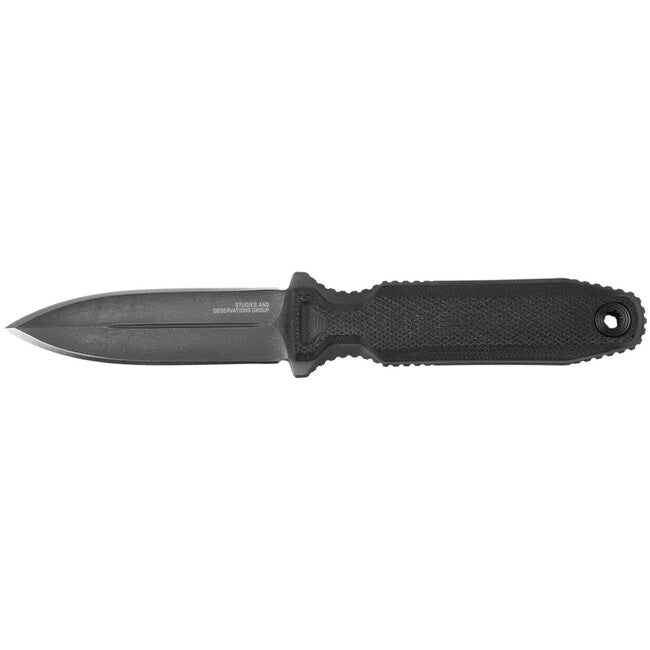 SOG Pentagon Fx Covert feststehendes messer - blackout