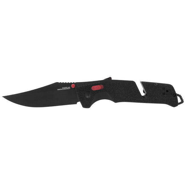 SOG Trident AT Schließmesser - schwarz & rot